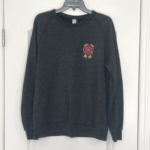 Jim Beam Whiskey Charcoal Crewneck Sweatshirt Size L